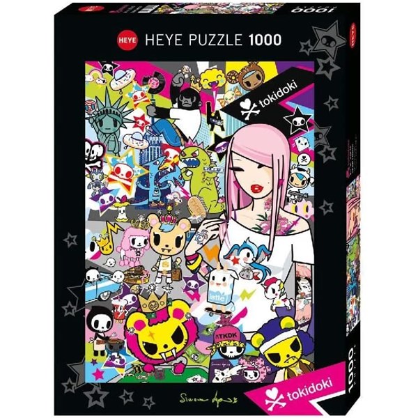 Heye (29642) - "Tokidoki Street Festival" - 1000 brikker puslespil