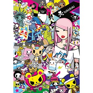 Heye (29642) - "Tokidoki Street Festival" - 1000 brikker puslespil