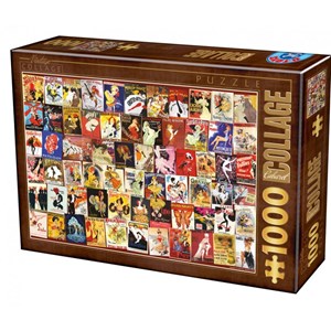 D-Toys (75291) - "Collage, Cabaret" - 1000 brikker puslespil