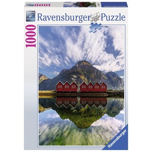 Ravensburger (15256) - "Sunndalsora, Norge" - 1000 brikker puslespil
