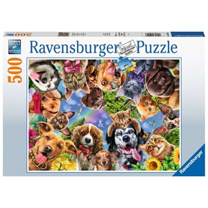 Ravensburger (15042) - "Animal Selfie" - 500 brikker puslespil