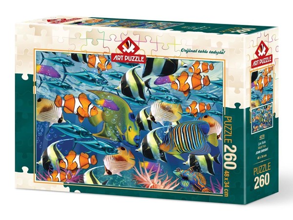 Art Puzzle (4270) - "Multi Fish" - 260 brikker puslespil