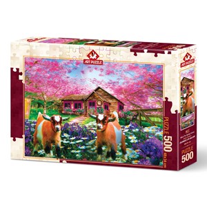 Art Puzzle (4577) - "When the Spring Comes" - 500 brikker puslespil