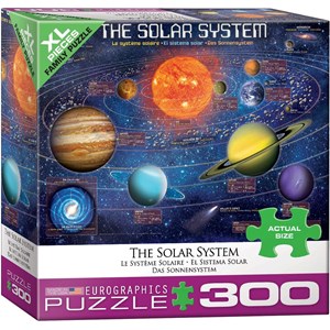 Eurographics (8300-5369) - "The Solar System" - 300 brikker puslespil