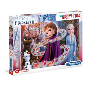 Clementoni (20162) - "Disney Frozen 2" - 104 brikker puslespil