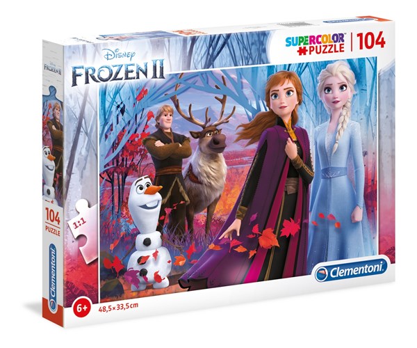 Clementoni (27274) - "Disney Frozen 2" - 104 brikker puslespil