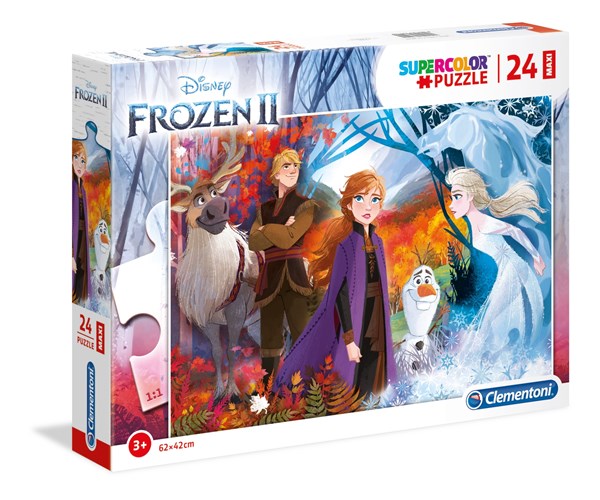 Clementoni (28510) - "Disney Frozen 2" - 24 brikker puslespil