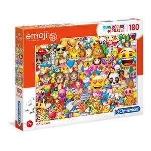 Clementoni (29756) - "Emoji" - 180 brikker puslespil