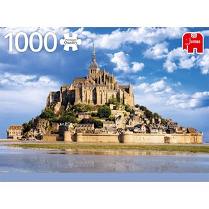 Jumbo (18848) - "Mont Saint-Michel, France" - 1000 brikker puslespil