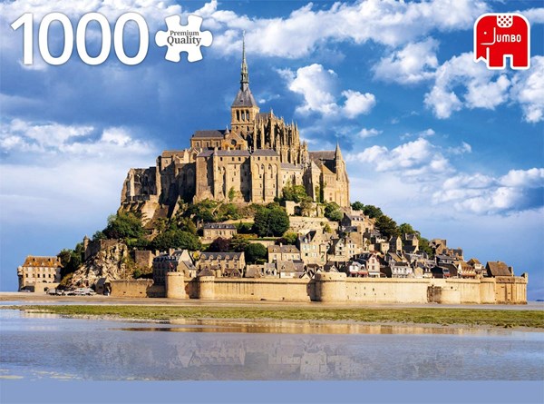 Jumbo (18848) - "Mont Saint-Michel, France" - 1000 brikker puslespil