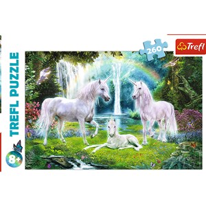 Trefl (13240) - "Unicorns" - 260 brikker puslespil