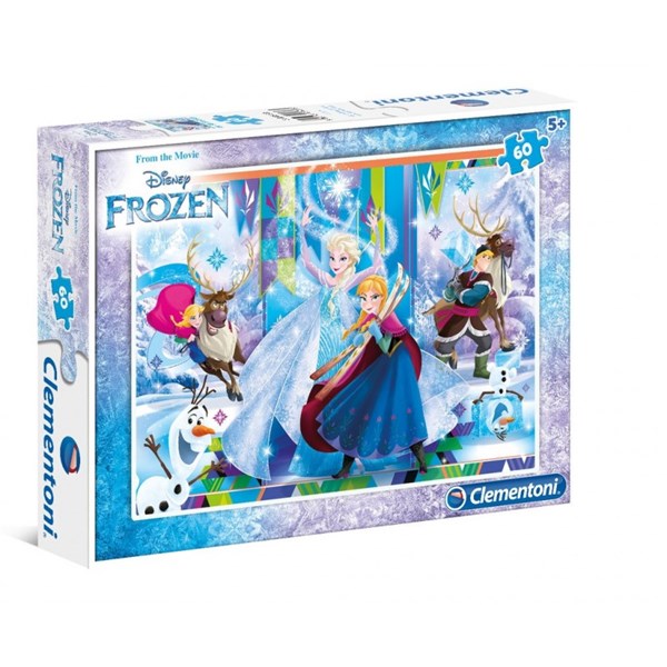 Clementoni (08433) - "Frozen" - 60 brikker puslespil