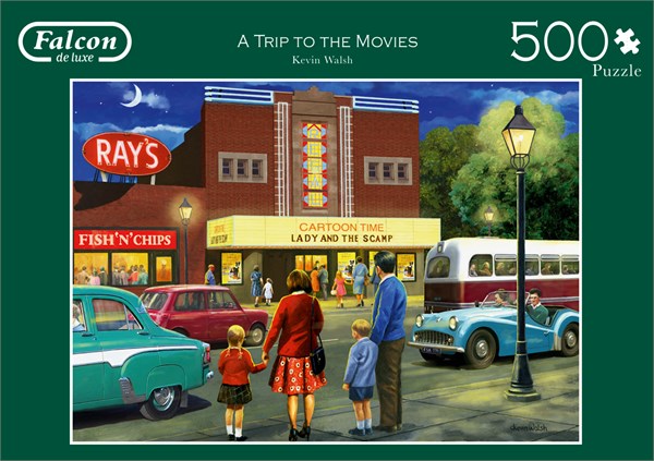 Falcon (11240) - Kevin Walsh: "A Trip to the Movies" - 500 brikker puslespil