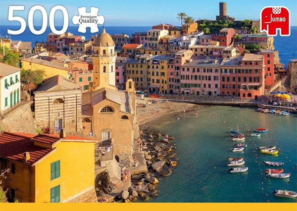 Jumbo (18806) - "Vernazza, Cinque Terre" - 500 brikker puslespil
