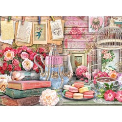 Ravensburger (14838) - "Vintage Tea Party" - 500 brikker puslespil