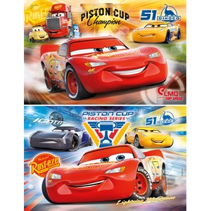Clementoni (07027) - "Disney, Cars 3" - 20 brikker puslespil