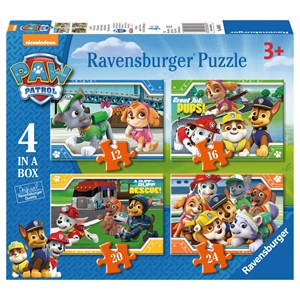 Ravensburger (06936) - "Paw Patrol" - 12 16 20 24 brikker puslespil