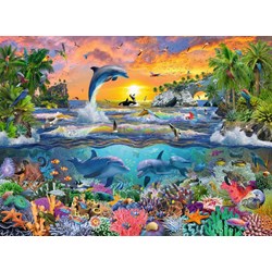 Ravensburger (10950) - "Tropical Paradise" - 100 brikker puslespil