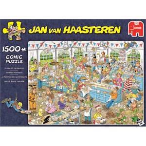 Jumbo (19077) - Jan van Haasteren: "Bager-kampen" - 1500 brikker puslespil