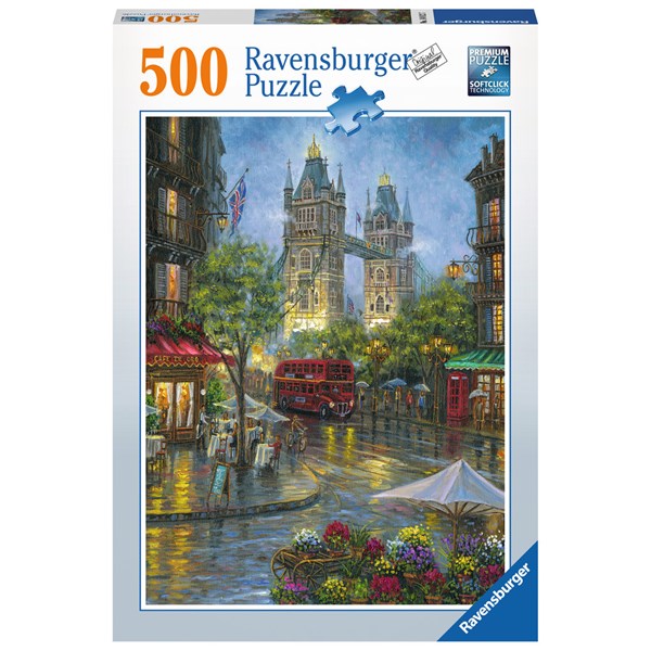 Ravensburger (14812) - "Picturesque London" - 500 brikker puslespil