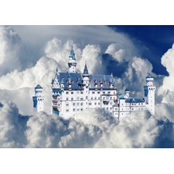 Bluebird Puzzle (70036) - "Neuschwanstein Castle in Clouds" - 500 brikker puslespil