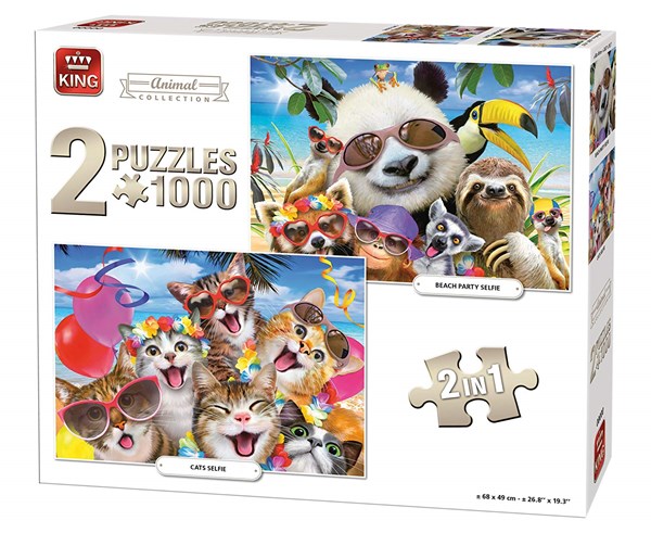 King International (05216) - "Animal Collection" - 1000 brikker puslespil