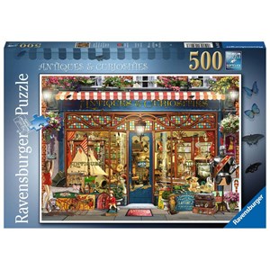 Ravensburger (16407) - "Antiques & Curiosities" - 500 brikker puslespil