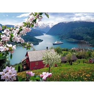 Ravensburger (15006) - "Landscape" - 500 brikker puslespil