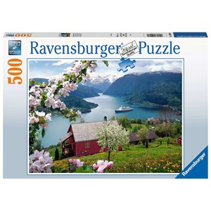 Ravensburger (15006) - "Landscape" - 500 brikker puslespil