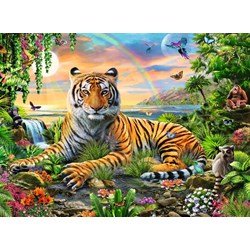 Ravensburger (12896) - "Jungle Tiger" - 300 brikker puslespil