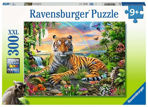Ravensburger (12896) - "Jungle Tiger" - 300 brikker puslespil