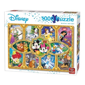 King International (05279) - "Disney Magical Moments" - 1000 brikker puslespil