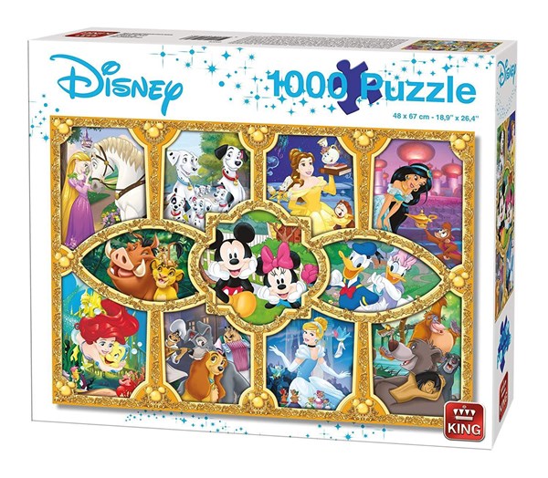 King International (05279) - "Disney Magical Moments" - 1000 brikker puslespil
