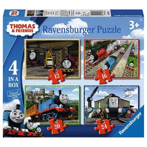 Ravensburger (06937) - "Thomas tog" - 12 16 20 24 brikker puslespil