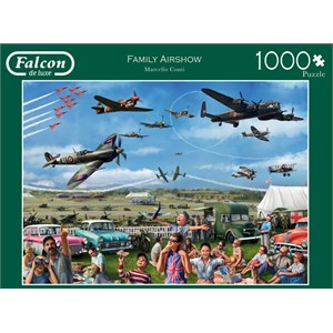 Falcon (11195) - Marcello Corti: "Family Airshow" - 1000 brikker puslespil