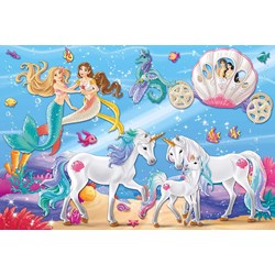 Schmidt Spiele (56302) - "The Magic of The Mermaid" - 60 brikker puslespil