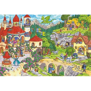 Schmidt Spiele (56311) - "The Land of Fairytale" - 100 brikker puslespil