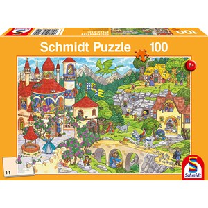 Schmidt Spiele (56311) - "The Land of Fairytale" - 100 brikker puslespil