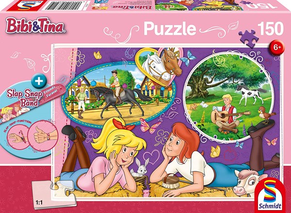 Schmidt Spiele (56321) - "Bibi and Tina, Girlfriends Forever" - 150 brikker puslespil