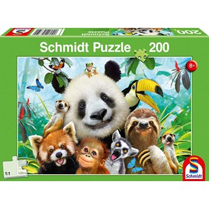 Schmidt Spiele (56359) - "Animal" - 200 brikker puslespil
