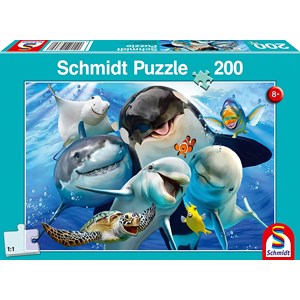 Schmidt Spiele (56360) - "Underwater Friends" - 200 brikker puslespil