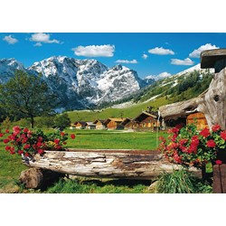 Schmidt Spiele (58368) - "Mountain View Idyll" - 1000 brikker puslespil