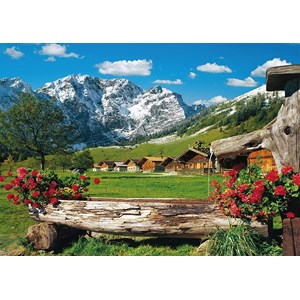 Schmidt Spiele (58368) - "Mountain View Idyll" - 1000 brikker puslespil