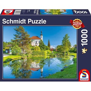 Schmidt Spiele (58389) - "Breitbrunn, Chiemgau" - 1000 brikker puslespil