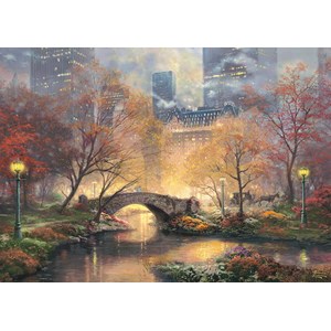 Schmidt Spiele (59496) - Thomas Kinkade: "Central Park in Autumn" - 1000 brikker puslespil