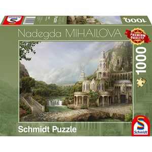 Schmidt Spiele (59611) - Nadegda Mihailova: "Palais in The Mountains" - 1000 brikker puslespil