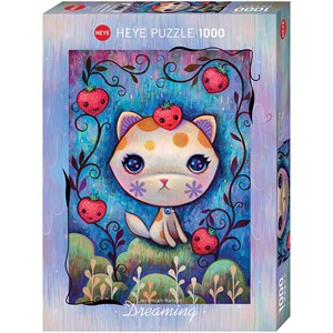 Heye (29895) - Jeremiah Ketner: "Strawberry Kitty" - 1000 brikker puslespil