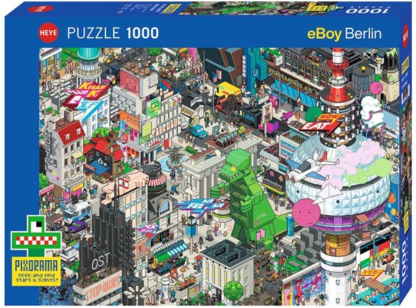Heye (29915) - eBoy: "Berlin Quest" - 1000 brikker puslespil