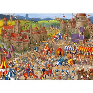 Heye (29920) - "Bunny Battles, Ruyer" - 1000 brikker puslespil