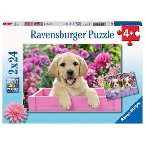 Ravensburger (05029) - "Søde venner" - 24 brikker puslespil